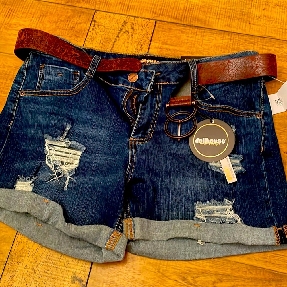 Dollhouse Dylan Denim Shorts NWT